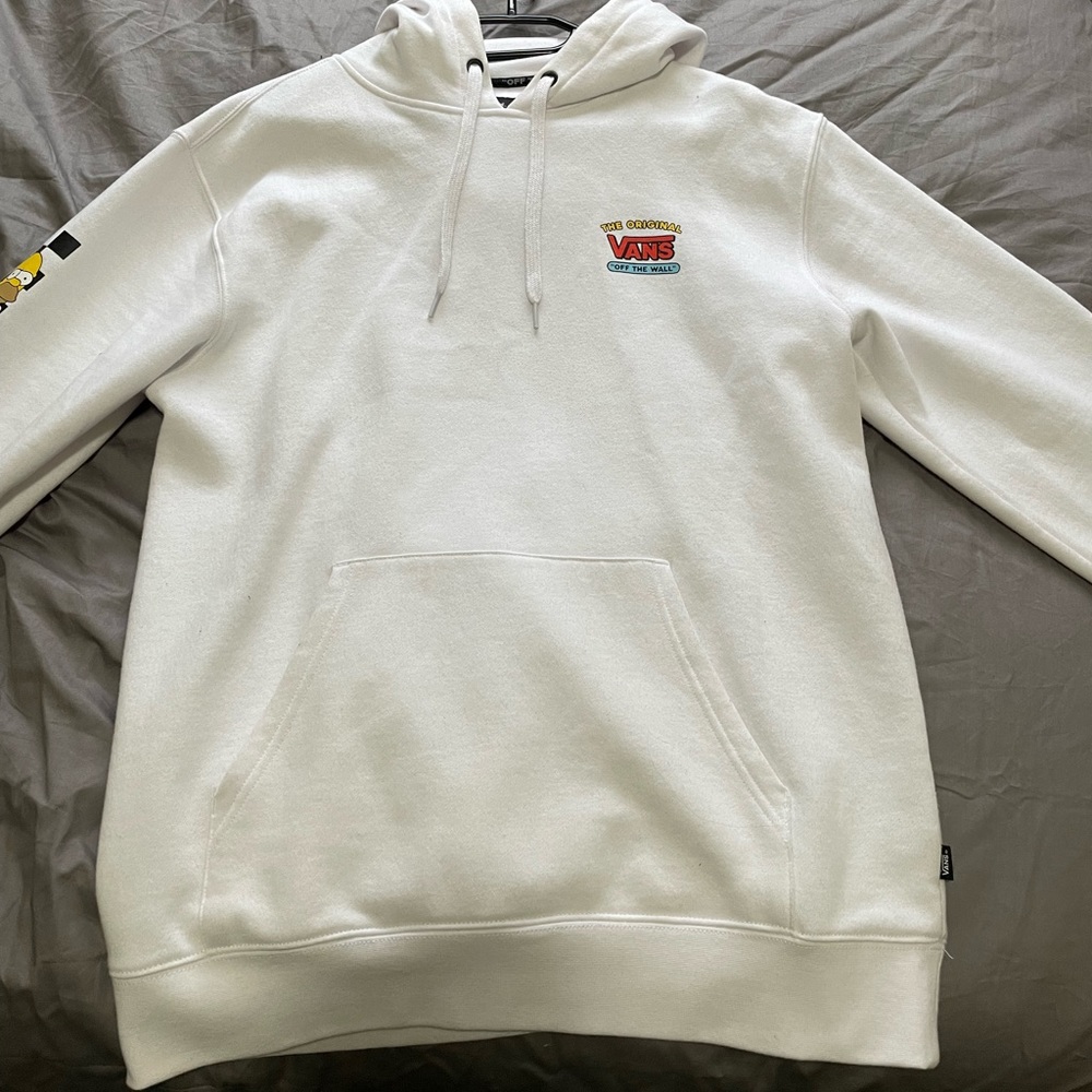 Vans x The Simpsons White Hoodie